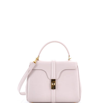 Celine 16 Top Handle Bag Smooth Calfskin Small