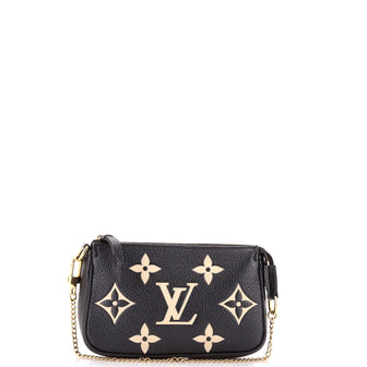 Louis Vuitton Pochette Accessoires Bicolor Monogram Empreinte Giant Mini