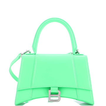 Balenciaga Hourglass Top Handle Bag Leather Small