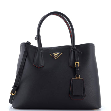 Prada Cuir Double Tote Saffiano Leather Medium