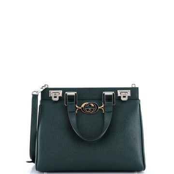 Gucci Zumi Top Handle Bag Leather Small
