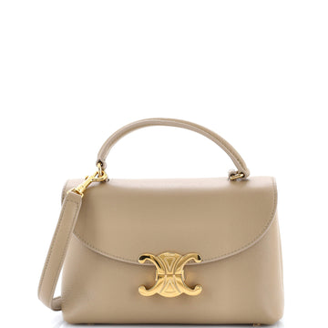 Celine Nino Top Handle Bag Leather Teen