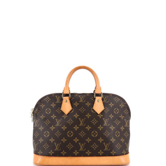 Louis Vuitton Vintage Alma Handbag Monogram Canvas PM