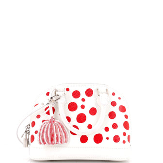 Louis Vuitton Alma Handbag Yayoi Kusama Infinity Dots Epi Leather BB