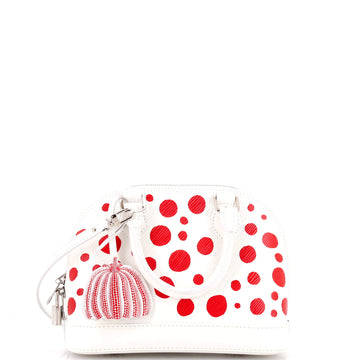 Louis Vuitton Alma Handbag Yayoi Kusama Infinity Dots Epi Leather BB
