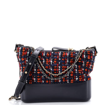Chanel Gabrielle Hobo Quilted Tweed and Calfskin Medium
