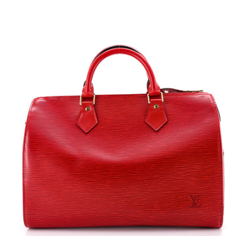 Louis Vuitton Speedy Handbag Epi Leather 30