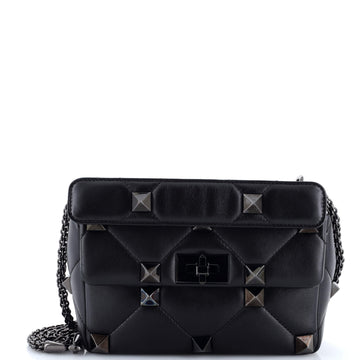 Valentino Garavani Roman Stud Flap Bag Quilted Leather Medium