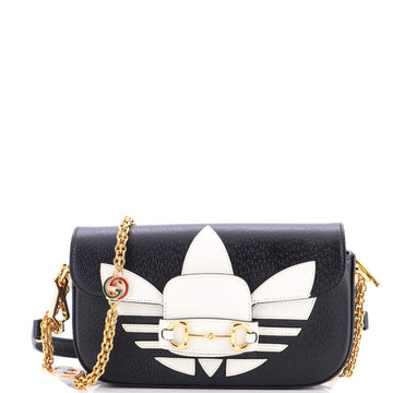 Gucci x Adidas Horsebit 1955 Shoulder Bag Leather East West