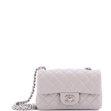 Chanel Classic Single Flap Bag Quilted Lambskin Mini