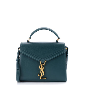 Saint Laurent Cassandra Top Handle Bag Leather Mini