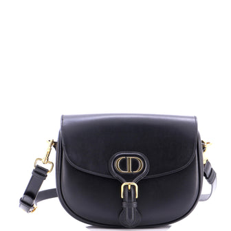 Christian Dior Bobby Flap Bag Leather Medium