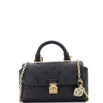 Louis Vuitton Madeleine Handbag Monogram Empreinte Leather Nano