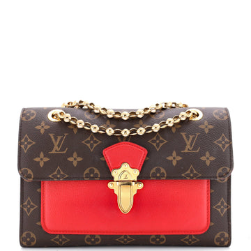 Louis Vuitton Victoire Handbag Monogram Canvas and Leather