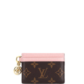 Louis Vuitton LV Charms Card Holder Monogram Canvas and Leather