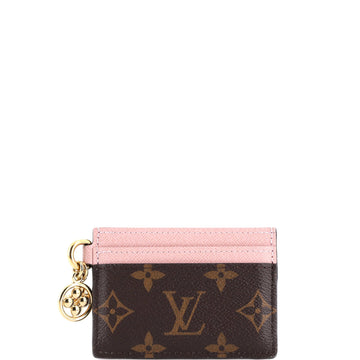 Louis Vuitton LV Charms Card Holder Monogram Canvas and Leather