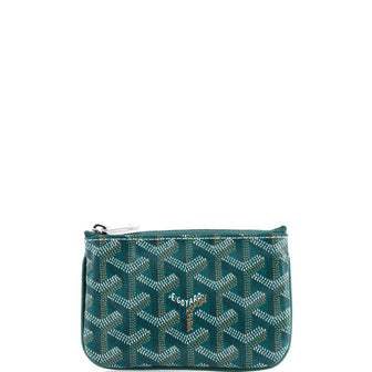 Goyard Senat Zip Key Pouch Coated Canvas Nano
