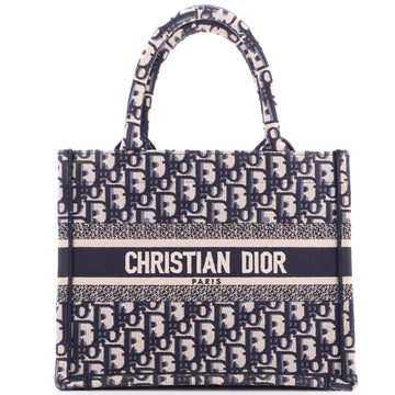 Christian Dior Book Tote Oblique Canvas Small
