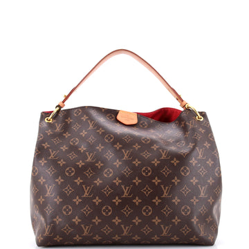 Louis Vuitton Graceful Handbag Monogram Canvas MM