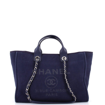 Chanel Deauville NM Tote Mixed Fibers Medium