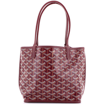 Goyard Anjou Reversible Tote Coated Canvas Mini