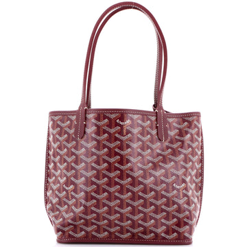 Goyard Anjou Reversible Tote Coated Canvas Mini