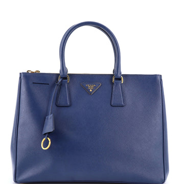 Prada Double Zip Lux Tote Saffiano Leather Large