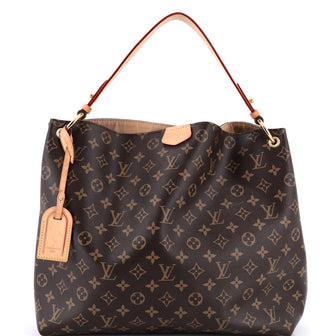 Louis Vuitton Graceful Handbag Monogram Canvas MM