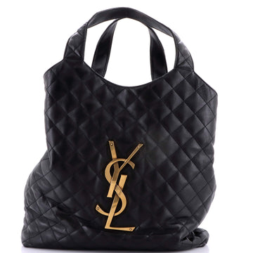 Saint Laurent Icare Shopping Tote Quilted Leather Maxi