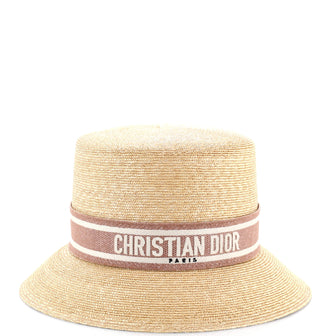 Christian Dior Dioresort Brim Hat Straw