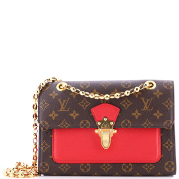 Louis Vuitton Victoire Handbag Monogram Canvas and Leather