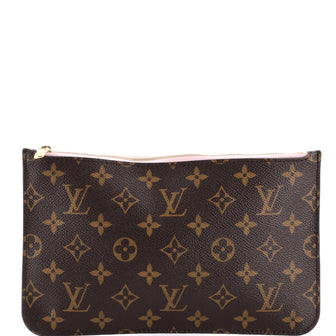 Louis Vuitton Neverfull Pochette Monogram Canvas Large