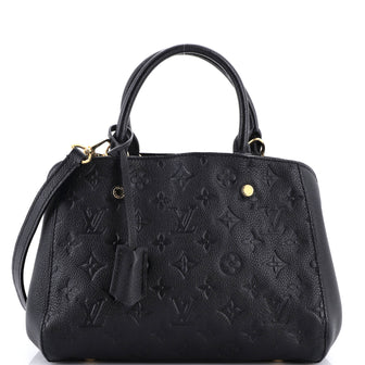 Louis Vuitton Montaigne Handbag Monogram Empreinte Leather MM