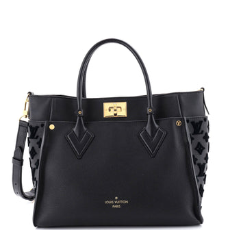 Louis Vuitton On My Side Tote Monogram Tuffetage Leather MM