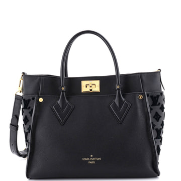 Louis Vuitton On My Side Tote Monogram Tuffetage Leather MM