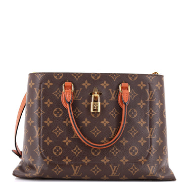 Louis Vuitton Flower Tote Monogram Canvas with Leather