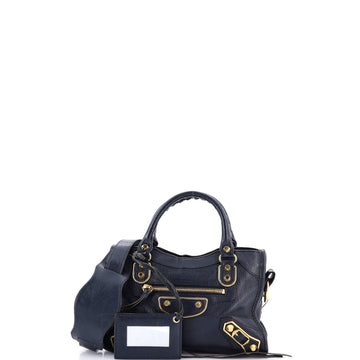 Balenciaga City Classic Metallic Edge Bag Leather Mini