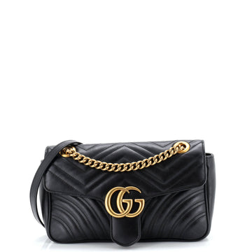 Gucci GG Marmont Flap Bag Matelasse Leather Small
