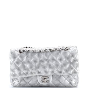 Chanel Classic Double Flap Bag Quilted Perforated Lambskin Medium