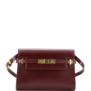Saint Laurent Manhattan Shoulder Bag Leather Small