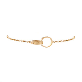 Cartier Love Interlocking Bracelet 18K Yellow Gold