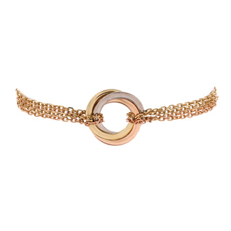 Cartier Trinity 4 Chain Bracelet 18K Tricolor Gold