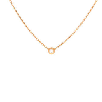 Cartier Cartier D'Amour Pendant Necklace 18K Rose Gold with Diamond XS