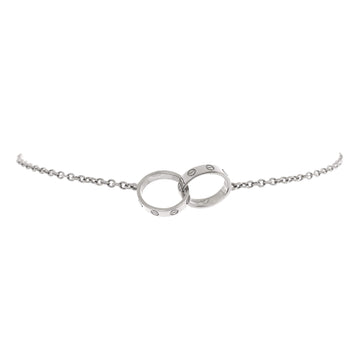 Cartier Love Interlocking Bracelet 18K White Gold
