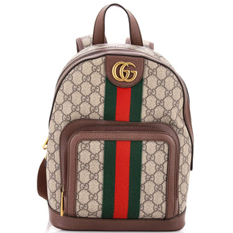Gucci Ophidia Backpack GG Coated Canvas Medium