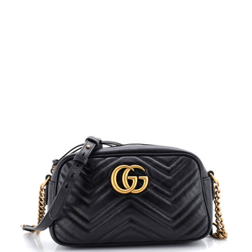 Gucci GG Marmont Shoulder Bag Matelasse Leather Small