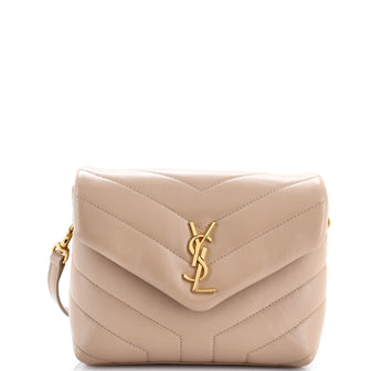 Saint Laurent Loulou Shoulder Bag Matelasse Chevron Leather Toy
