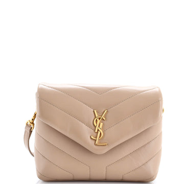 Saint Laurent Loulou Shoulder Bag Matelasse Chevron Leather Toy