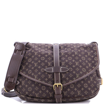 Louis Vuitton Saumur Handbag Mini Lin 30