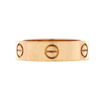 Cartier Love Band Ring 18K Yellow Gold